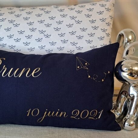 Coussin enfant personnalisé Brune_1