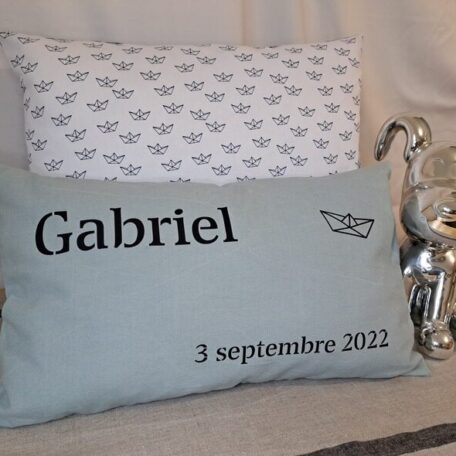 Coussin Gabriel personnalisé